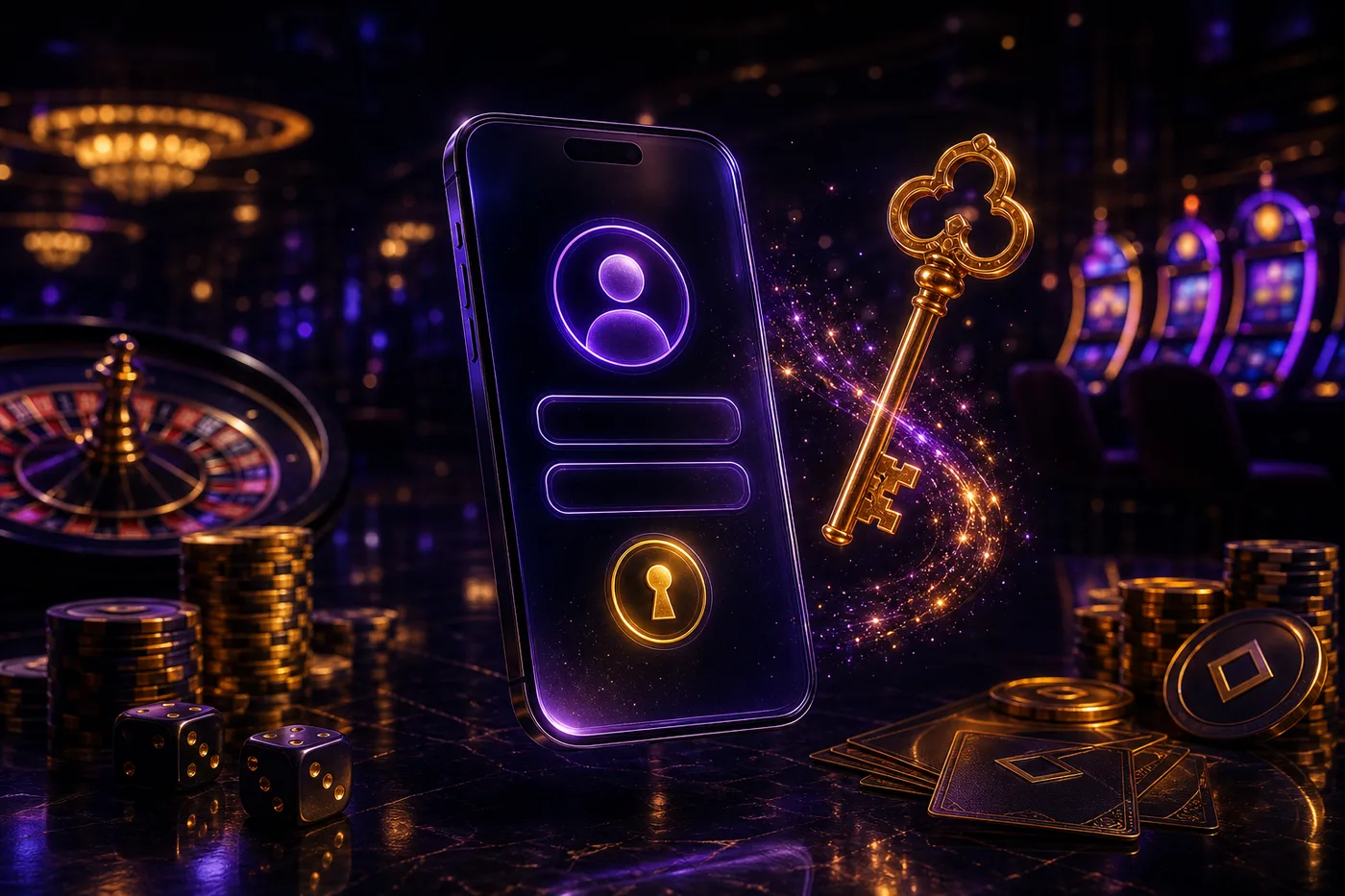 Ekran logowania do konta gracza SpellWin na smartfonie